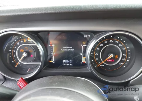 2022 Jeep Wrangler Unlimited Sport S 4X4 z USA, uszkodzony, nr VIN 1C4HJXDG4NW203378